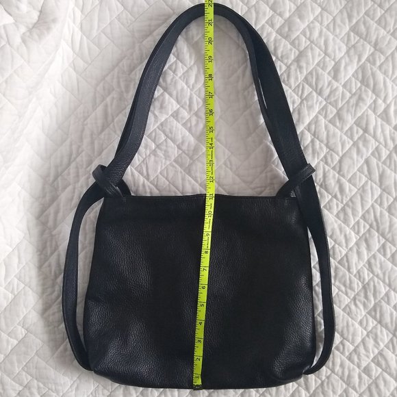 Antonella Ferrante black leather convertible shoulder bag/backpack - Picture 5 of 5